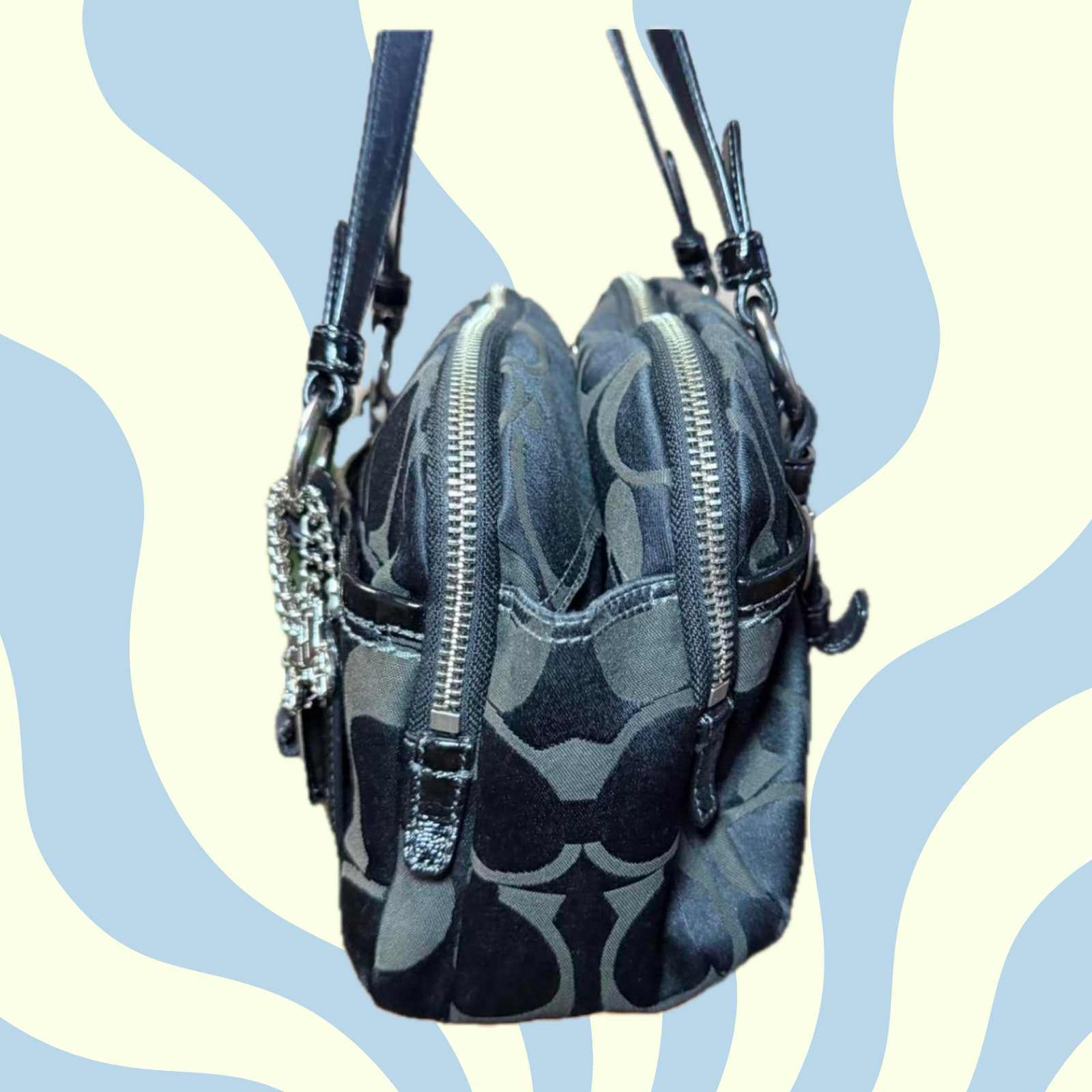 Coach Bonnie Double Zip Satchel