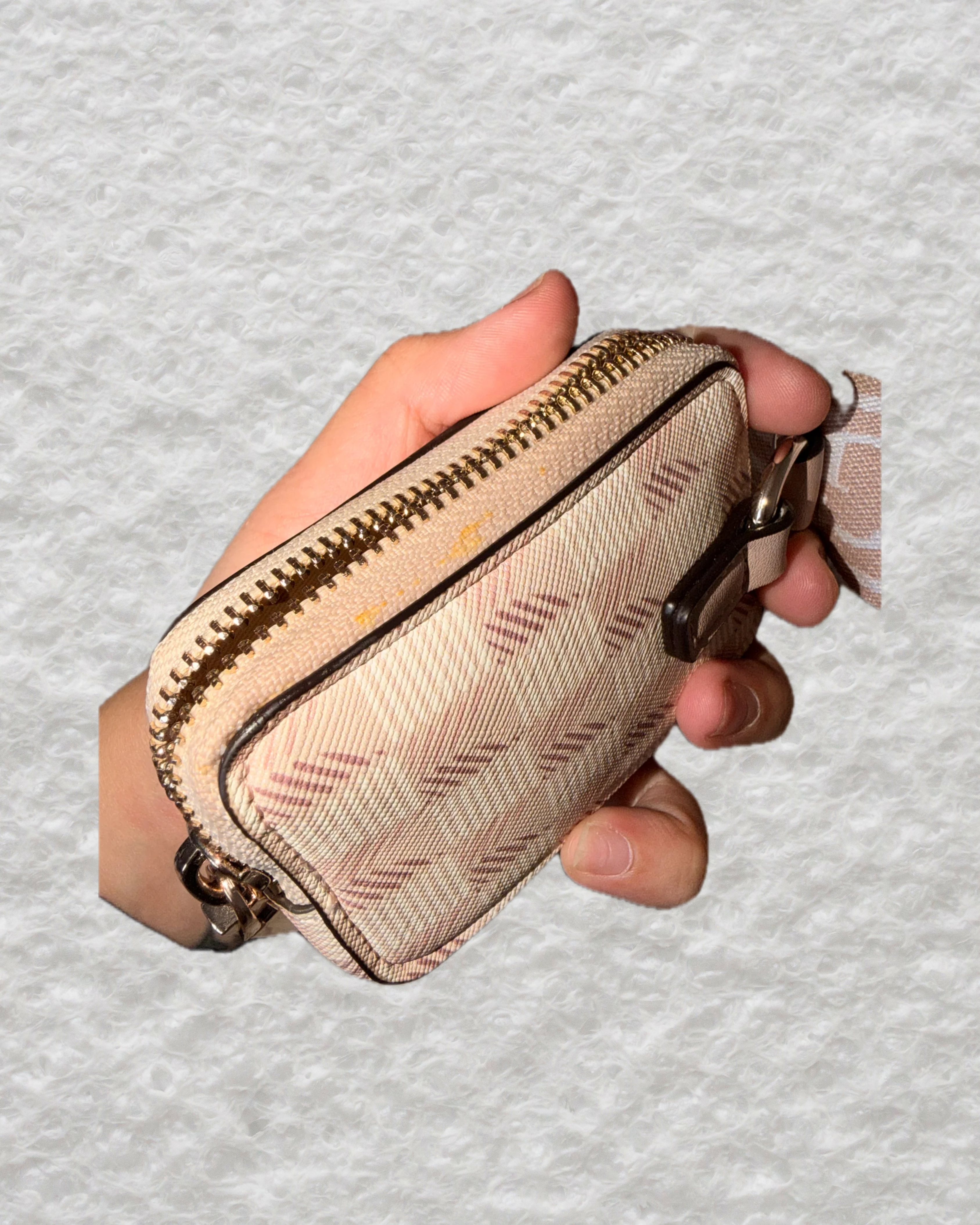 Guess Wave Mini Tote Pink Purse with Coin Purse and Small Purse Insert
