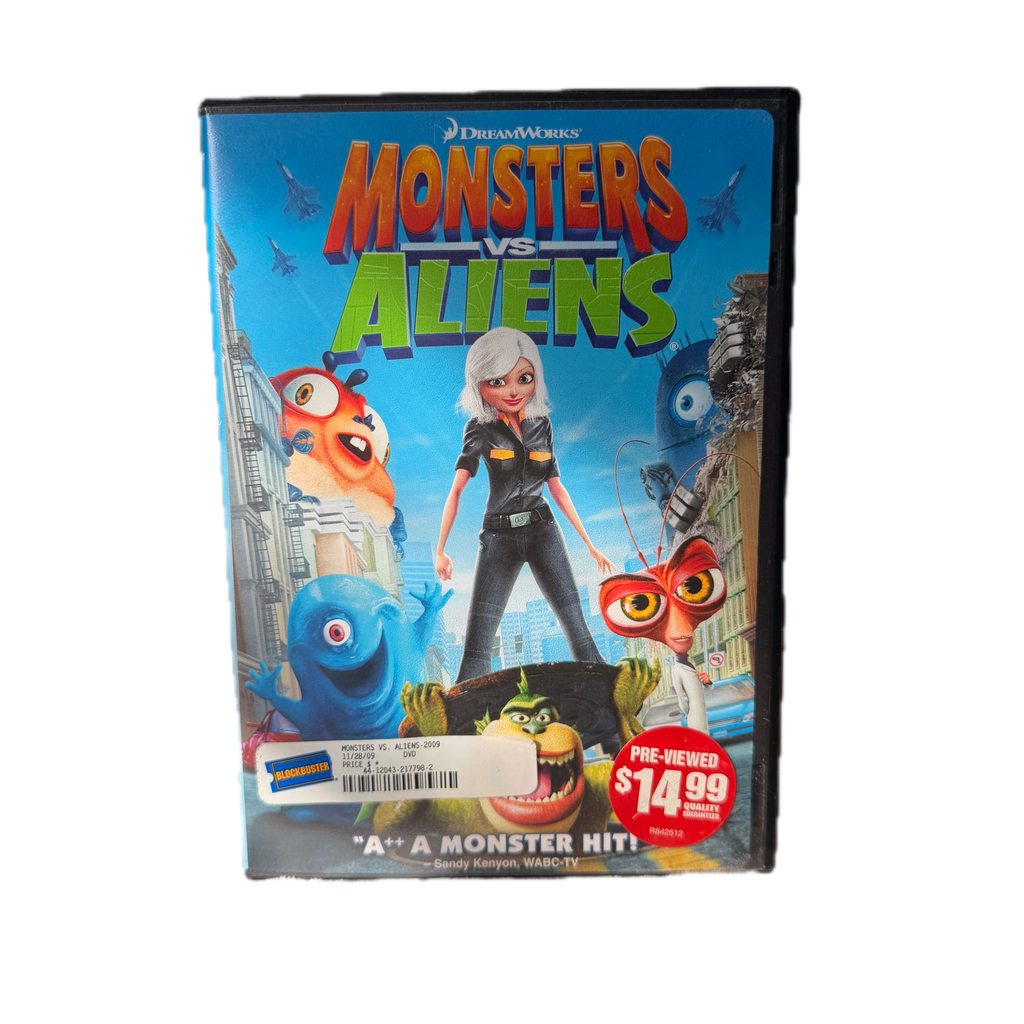 Monsters vs. Aliens (DVD, 2009)