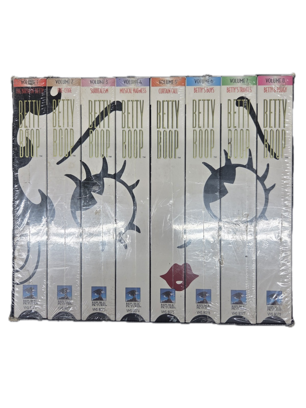 Betty Boop The Definitive Collection 8 Box VHS Set (1996)